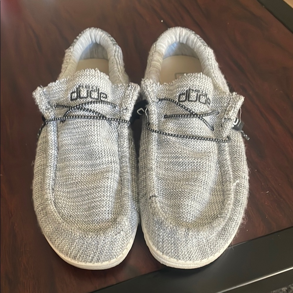 Hey Dude Gray Casual Slip-On Shoes